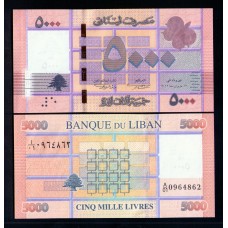 Ливан  5000 ливров  2012-14г.г.